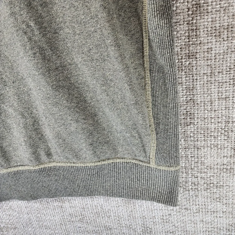 American Eagle Outfitters Hoodie Mens M Gray Full Zip Fleece Vintage‎ 1977